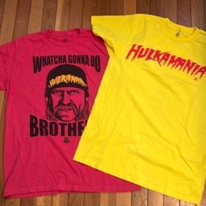 Hulk Hogan WWE BUNDLE (2) SHIRTS